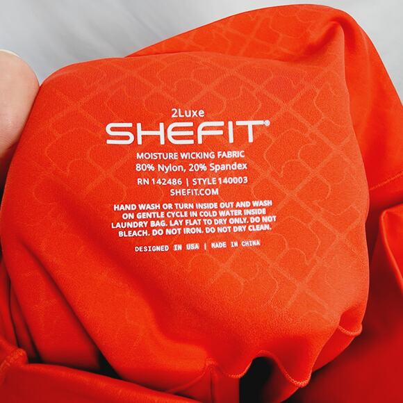 Shefit Women's High Waisted Moisture Wicking Boss Leggings  Rush  Size 2Luxe - Picture 2 of 8